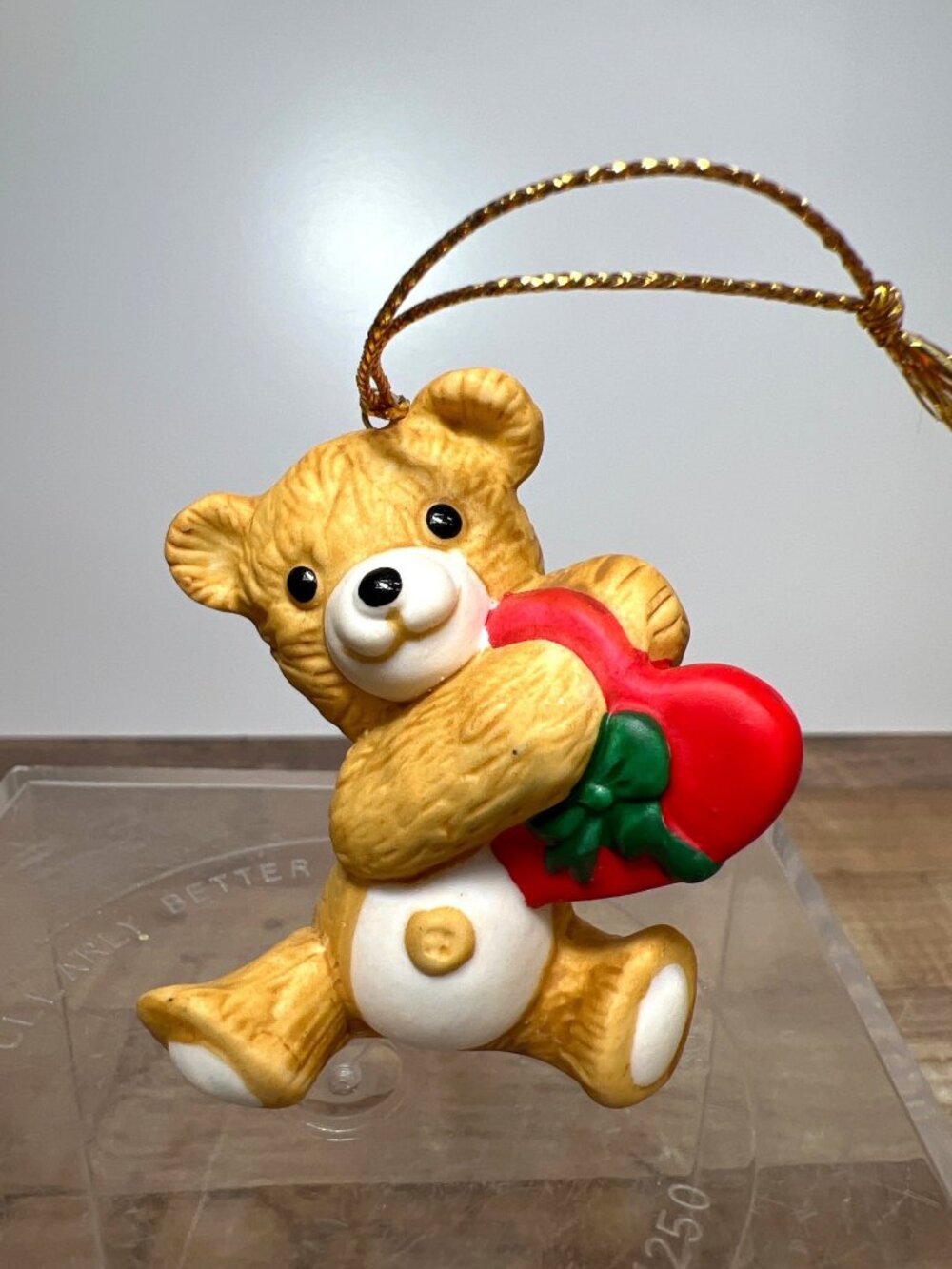 Hallmark Cinnamon Bear Fine Porcelain Ornament Collectors Series Sixth In Series